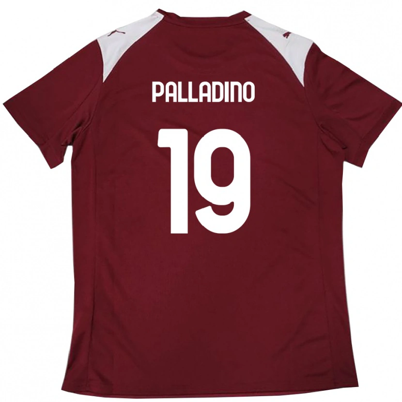 Danxen Heren Alfonso Palladino #19 Bourgondië Wit Thuisshirt Thuistenue 2025/26 T-Shirt België