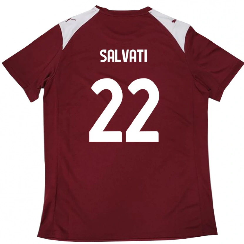 Danxen Heren Gregorio Salvati #22 Bourgondië Wit Thuisshirt Thuistenue 2025/26 T-Shirt België