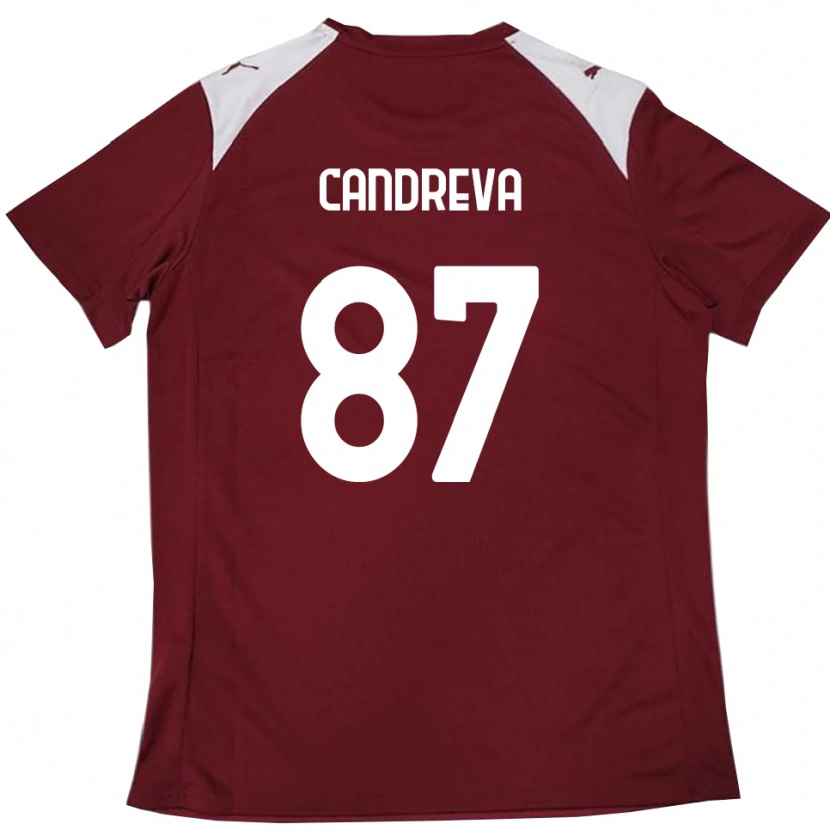 Danxen Heren Antonio Candreva #87 Bourgondië Wit Thuisshirt Thuistenue 2025/26 T-Shirt België