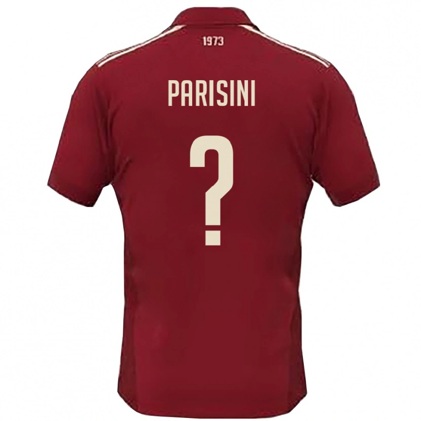 Danxen Heren Francesco Parisini #0 Bourgondië Wit Thuisshirt Thuistenue 2025/26 T-Shirt België