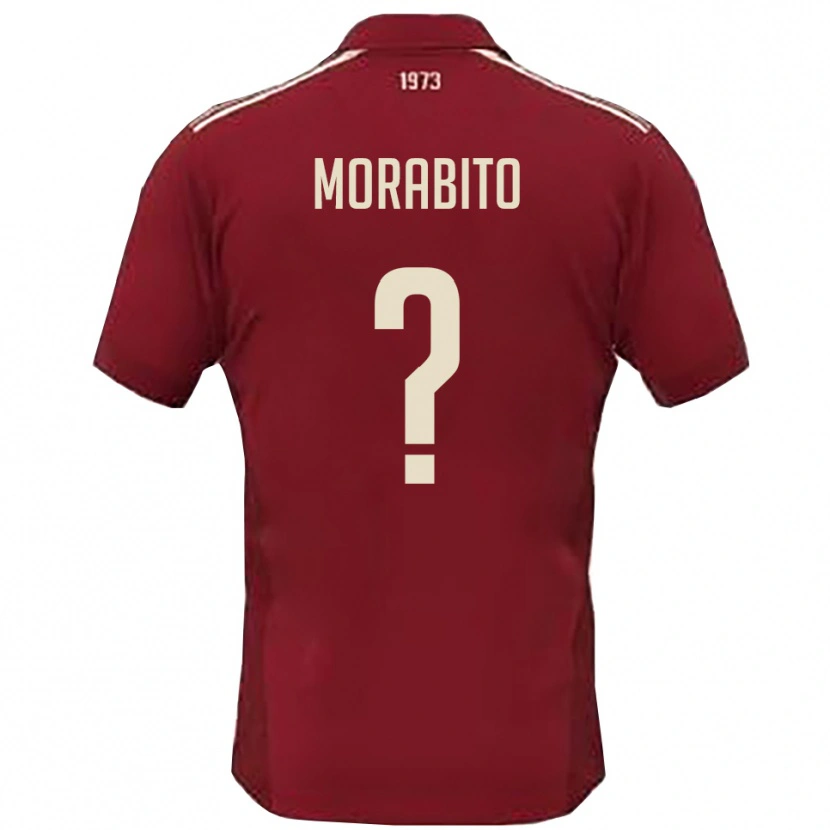 Danxen Heren Francesco Morabito #0 Bourgondië Wit Thuisshirt Thuistenue 2025/26 T-Shirt België