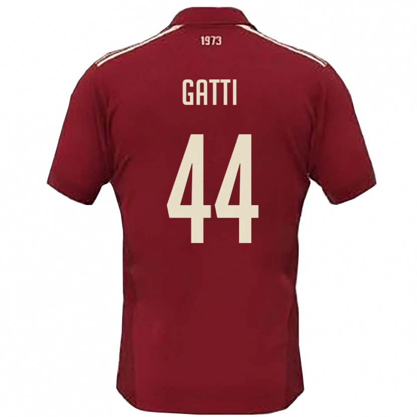 Danxen Heren Riccardo Gatti #44 Bourgondië Wit Thuisshirt Thuistenue 2025/26 T-Shirt België