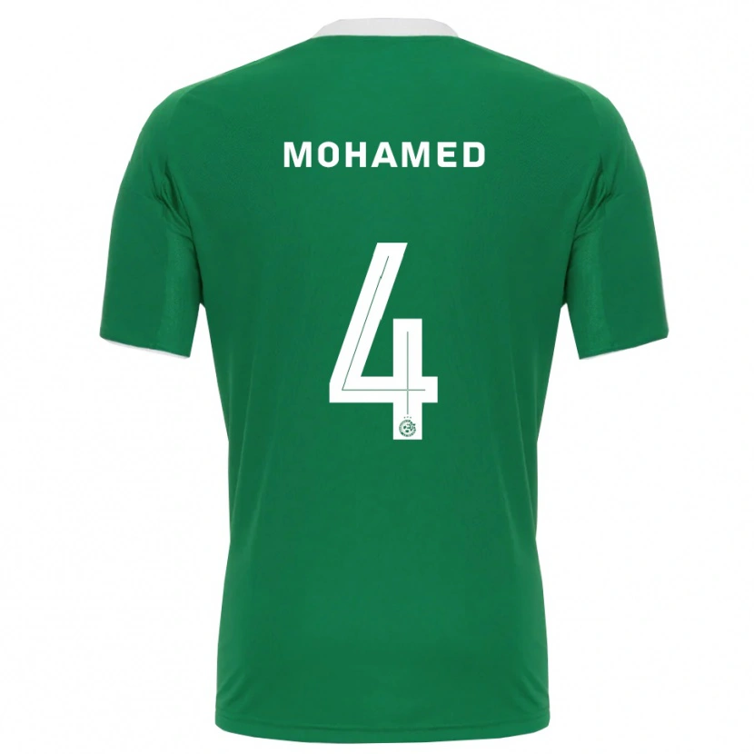 Danxen Heren Ali Mohamed #4 Groen Wit Thuisshirt Thuistenue 2025/26 T-Shirt België
