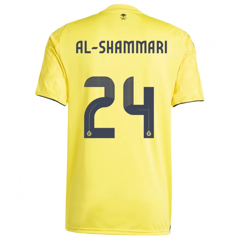 Danxen Heren Mansour Al-Shammari #24 Geel Zwart Thuisshirt Thuistenue 2025/26 T-Shirt België