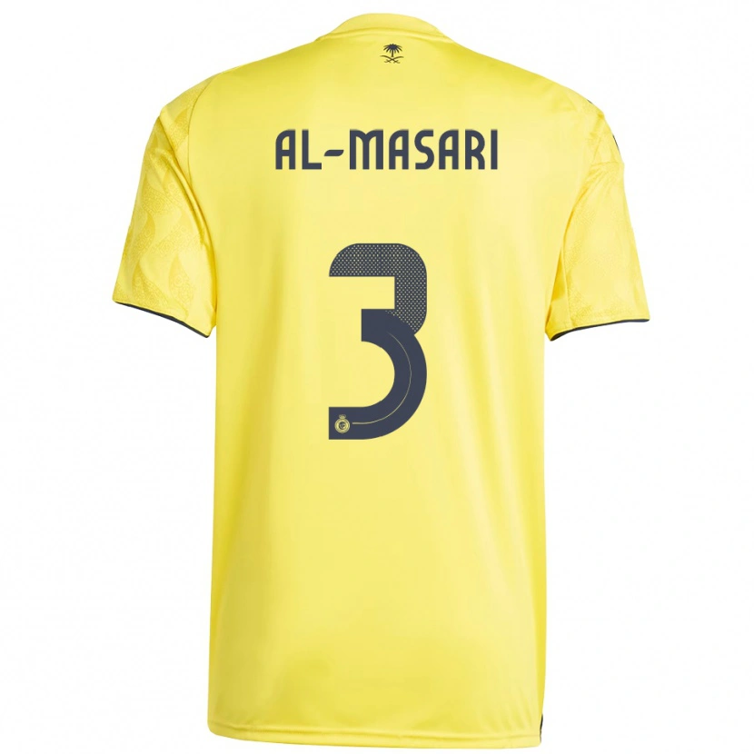 Danxen Heren Wade Al-Masari #3 Geel Zwart Thuisshirt Thuistenue 2025/26 T-Shirt België