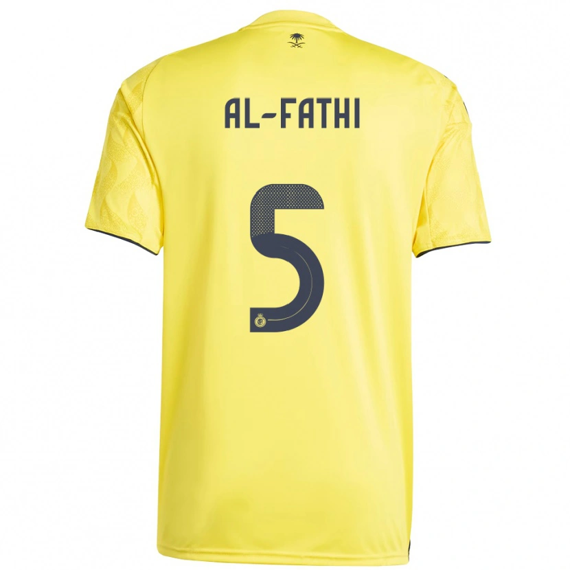 Danxen Heren Layan Al-Fathi #5 Geel Zwart Thuisshirt Thuistenue 2025/26 T-Shirt België