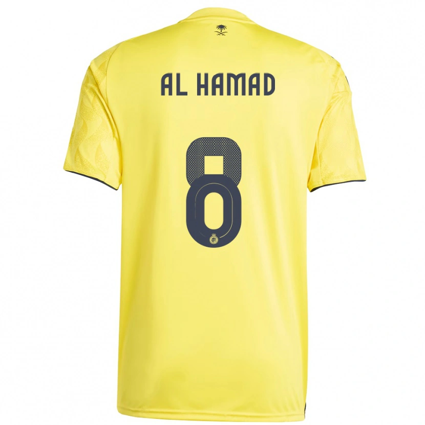 Danxen Heren Sara Al-Hamad #8 Geel Zwart Thuisshirt Thuistenue 2025/26 T-Shirt België