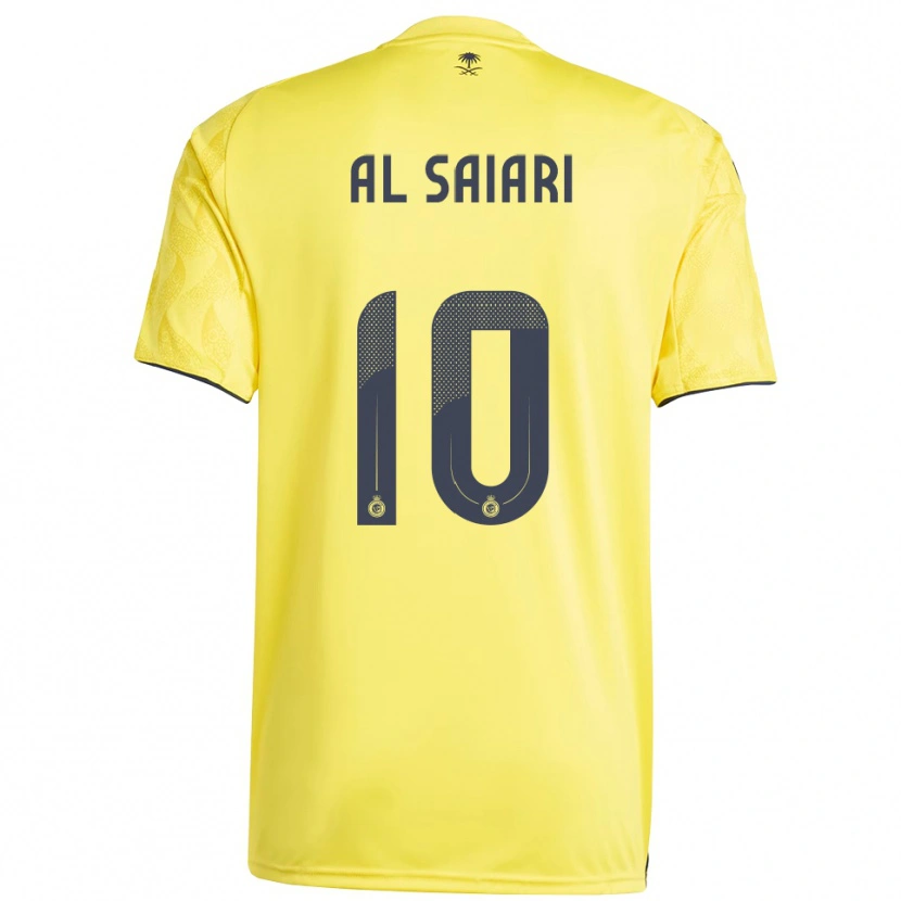 Danxen Heren Mubarkh Al-Saiari #10 Geel Zwart Thuisshirt Thuistenue 2025/26 T-Shirt België