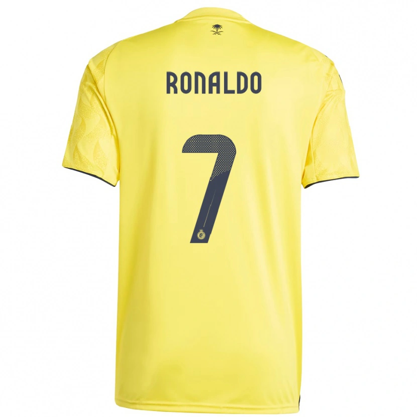 Danxen Heren Cristiano Ronaldo #7 Geel Zwart Thuisshirt Thuistenue 2025/26 T-Shirt België