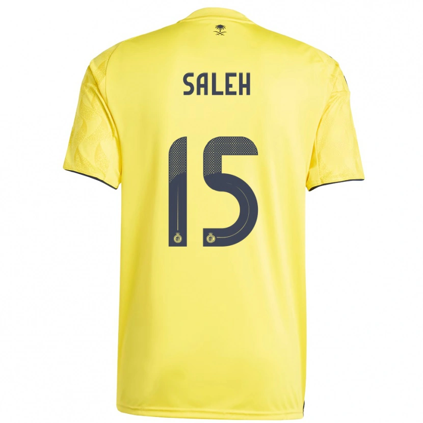 Danxen Heren Rinas Saleh #15 Geel Zwart Thuisshirt Thuistenue 2025/26 T-Shirt België
