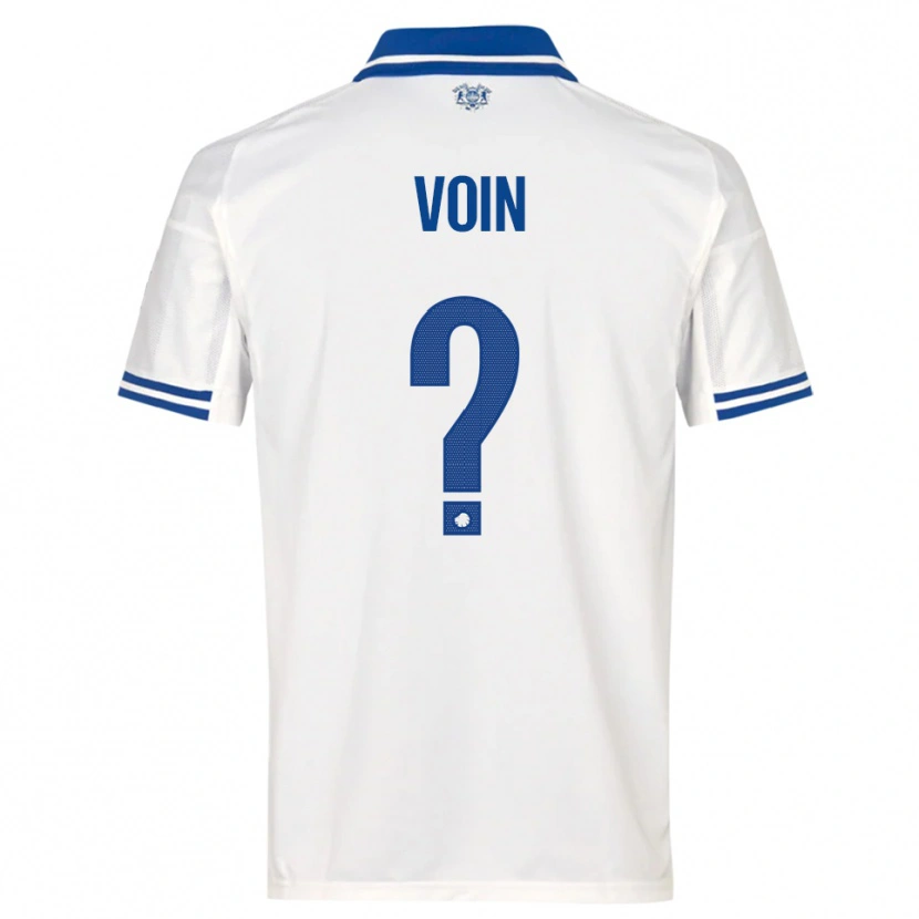 Danxen Heren Simon Voin #0 Wit Blauw Thuisshirt Thuistenue 2025/26 T-Shirt België