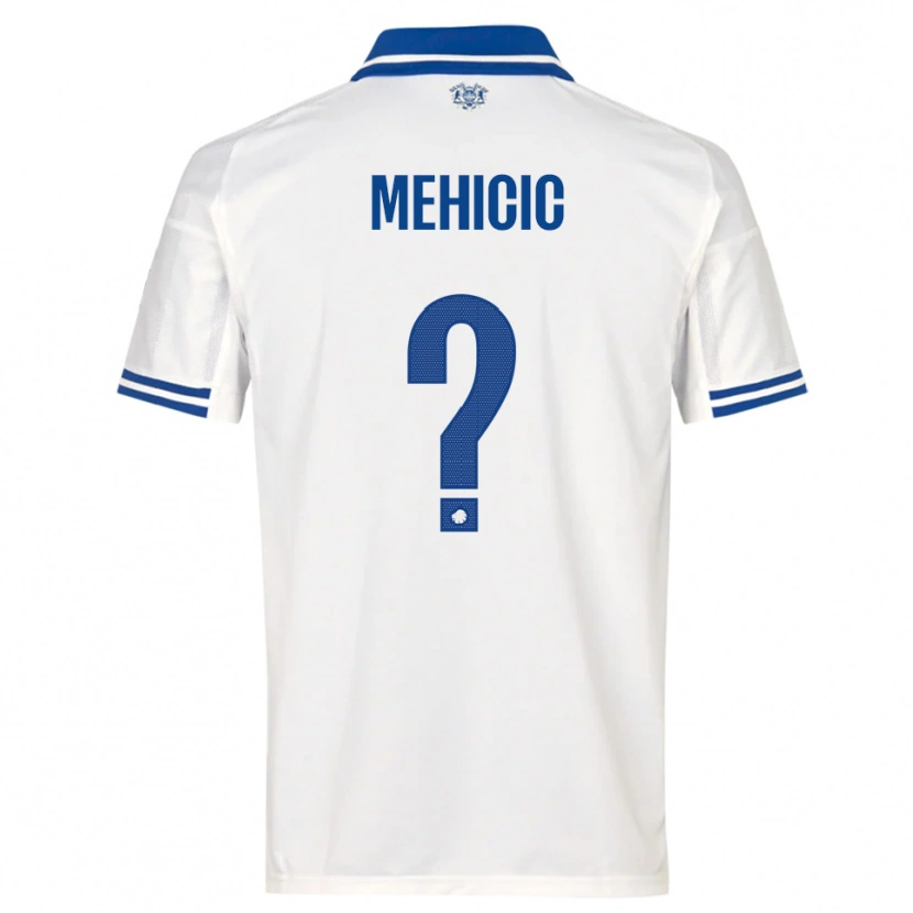 Danxen Heren Elvin Mehicic #0 Wit Blauw Thuisshirt Thuistenue 2025/26 T-Shirt België