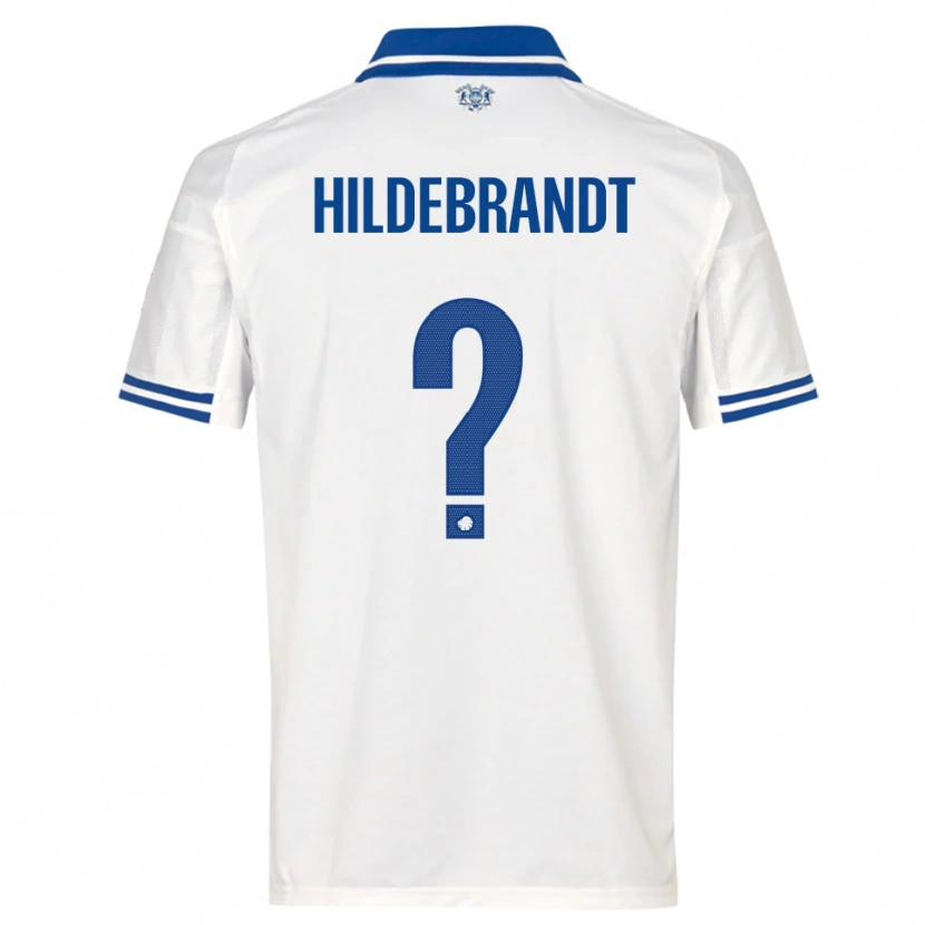 Danxen Heren Sylvester Hildebrandt #0 Wit Blauw Thuisshirt Thuistenue 2025/26 T-Shirt België