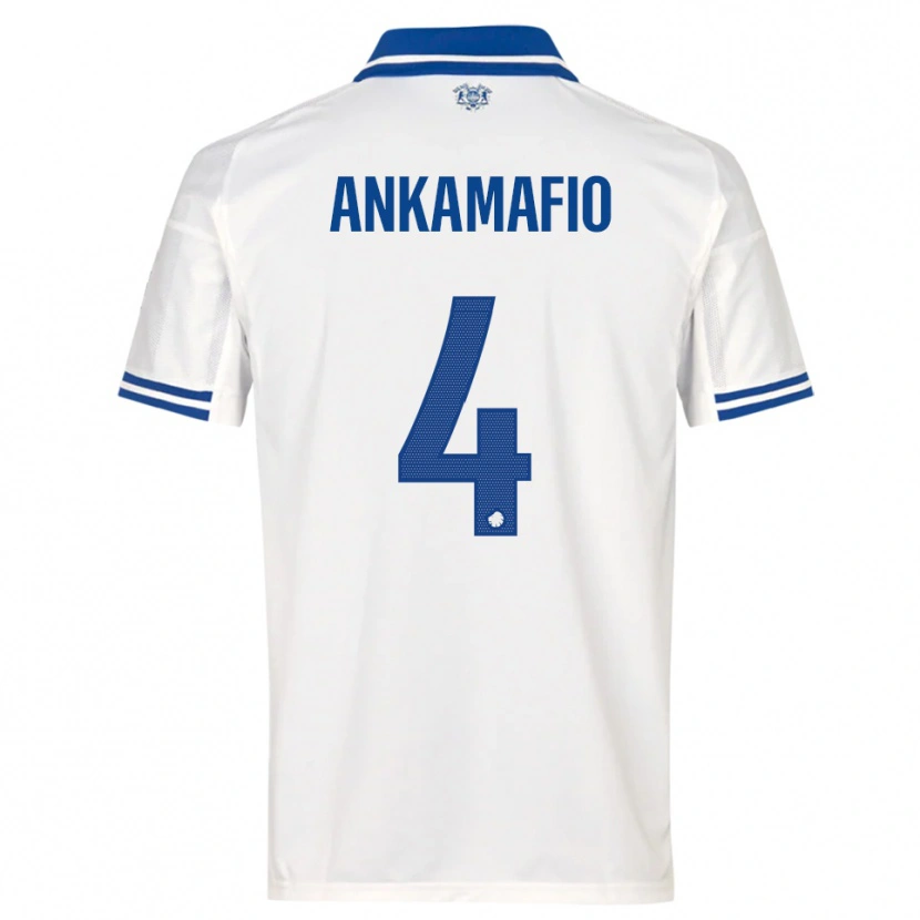 Danxen Heren Graham Ankamafio #4 Wit Blauw Thuisshirt Thuistenue 2025/26 T-Shirt België