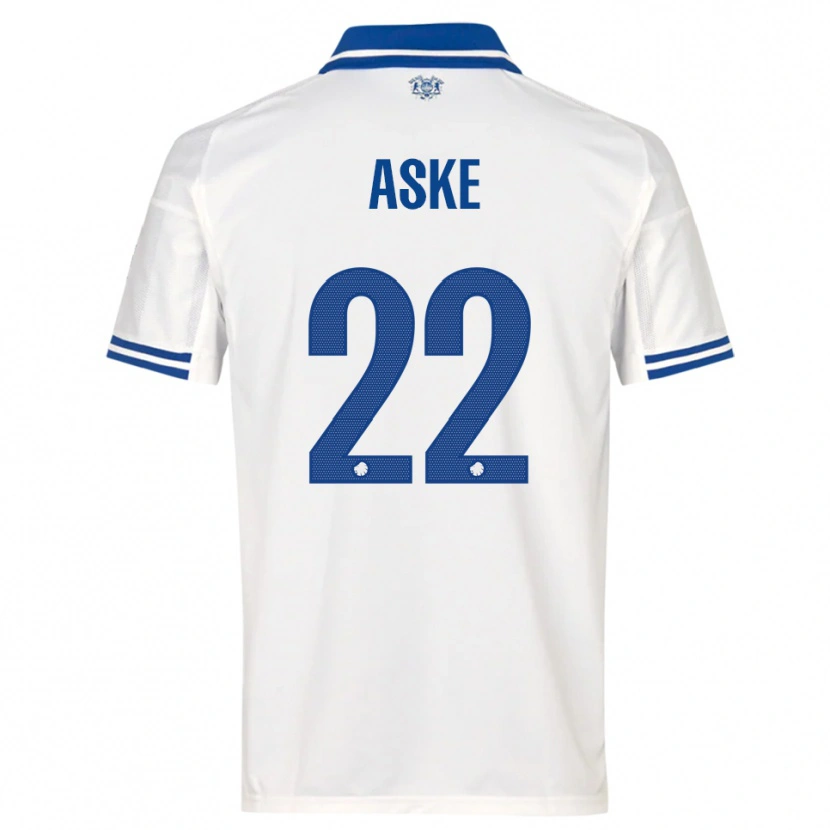 Danxen Heren Aske Bang #22 Wit Blauw Thuisshirt Thuistenue 2025/26 T-Shirt België