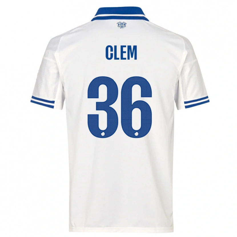 Danxen Heren William Clem #36 Wit Blauw Thuisshirt Thuistenue 2025/26 T-Shirt België