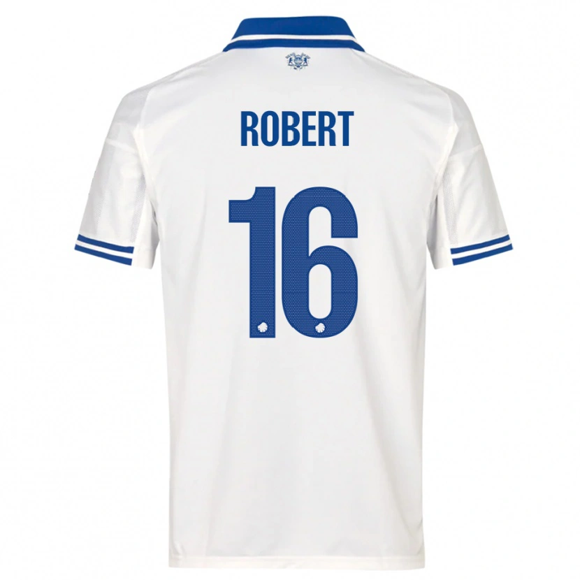 Danxen Heren Robert #16 Wit Blauw Thuisshirt Thuistenue 2025/26 T-Shirt België