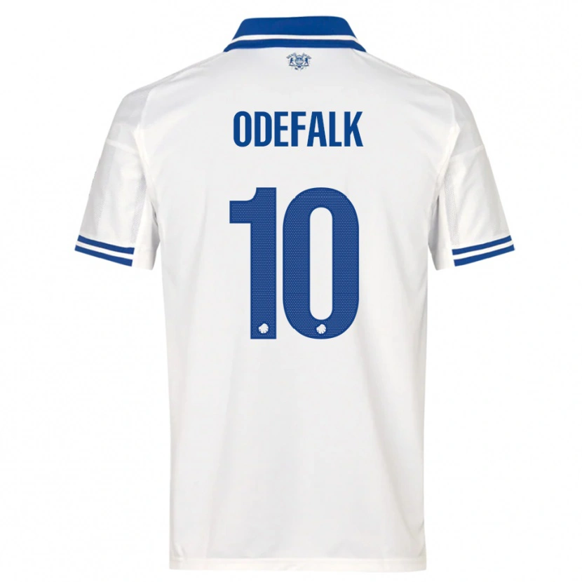 Danxen Heren Alexander Odefalk #10 Wit Blauw Thuisshirt Thuistenue 2025/26 T-Shirt België