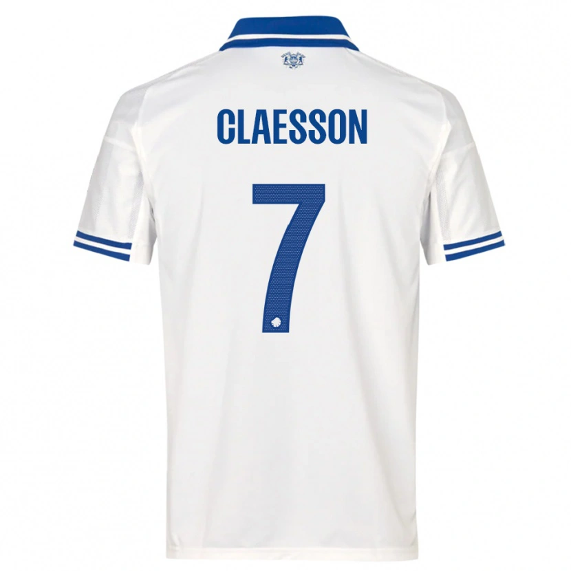 Danxen Heren Viktor Claesson #7 Wit Blauw Thuisshirt Thuistenue 2025/26 T-Shirt België