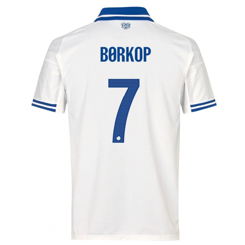 Danxen Heren Julie Børkop #7 Wit Blauw Thuisshirt Thuistenue 2025/26 T-Shirt België