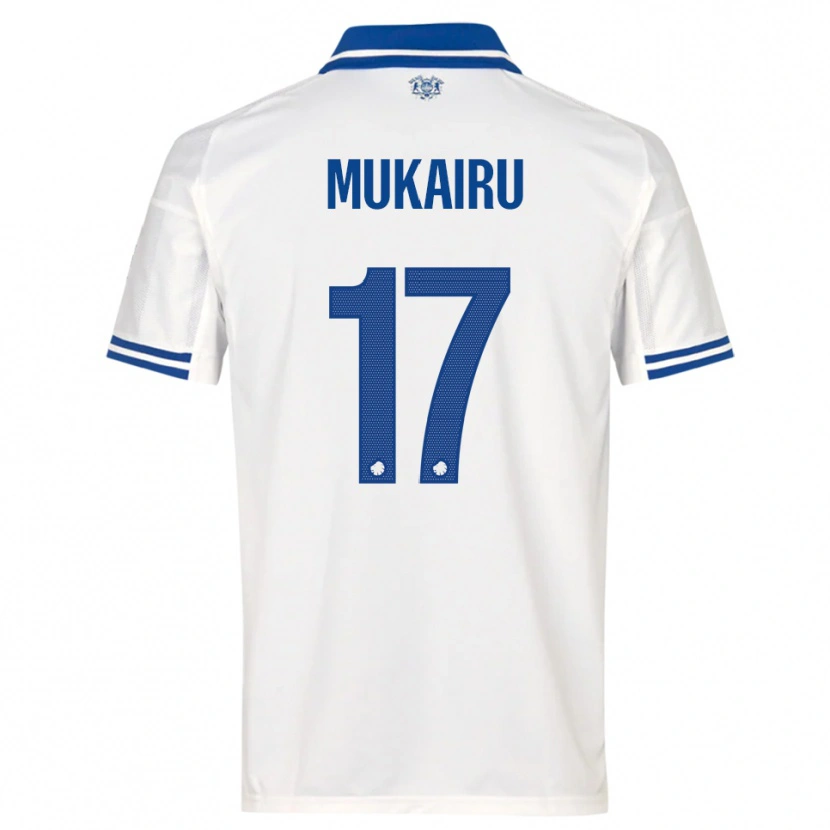 Danxen Heren Paul Mukairu #17 Wit Blauw Thuisshirt Thuistenue 2025/26 T-Shirt België