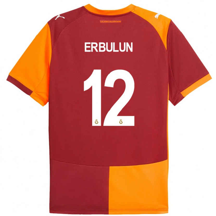 Danxen Heren Helin Erbulun #12 Rood Oranje Thuisshirt Thuistenue 2025/26 T-Shirt België