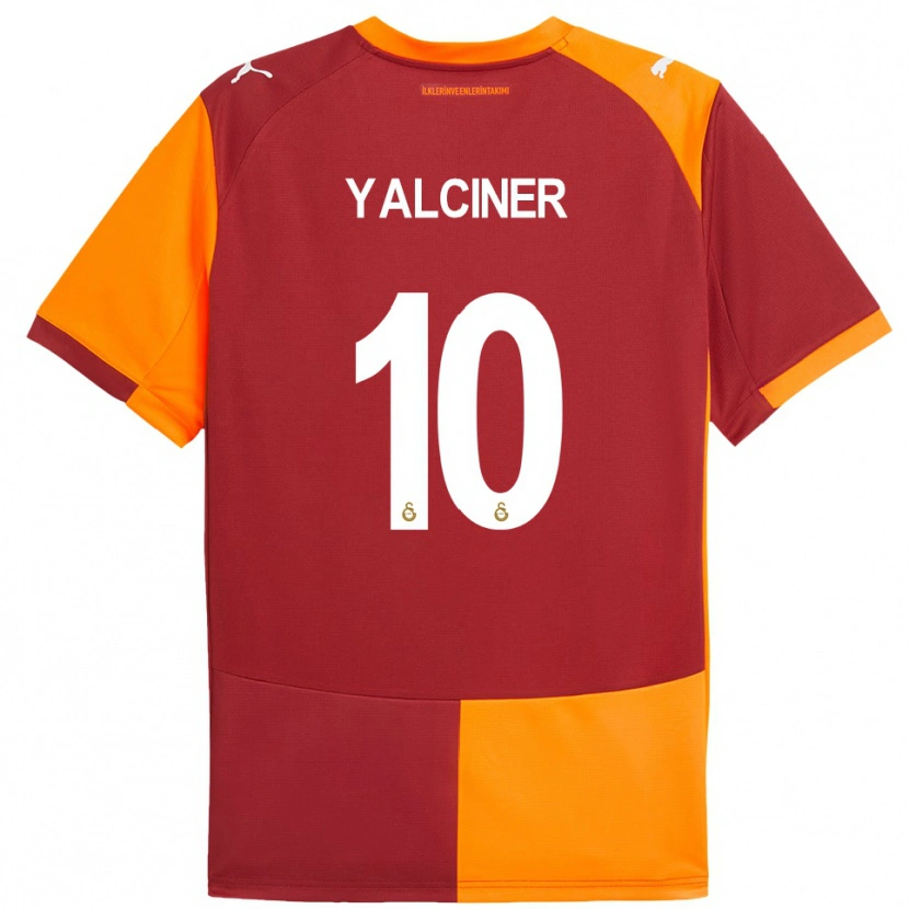 Danxen Heren İsmigül Yalçıner #10 Rood Oranje Thuisshirt Thuistenue 2025/26 T-Shirt België