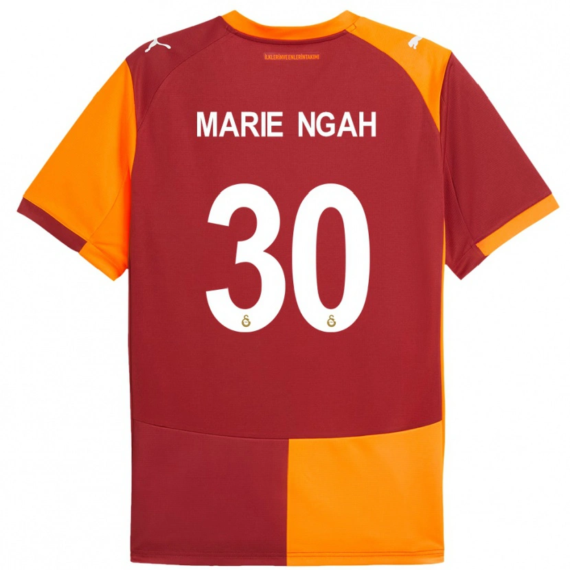 Danxen Heren Marie Gisele Divine Ngah Manga #30 Rood Oranje Thuisshirt Thuistenue 2025/26 T-Shirt België