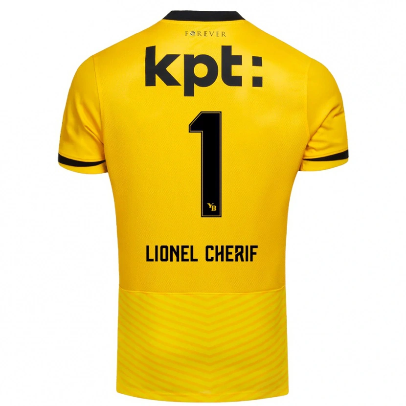 Danxen Heren Kader Cherif #1 Geel Zwart Thuisshirt Thuistenue 2025/26 T-Shirt België