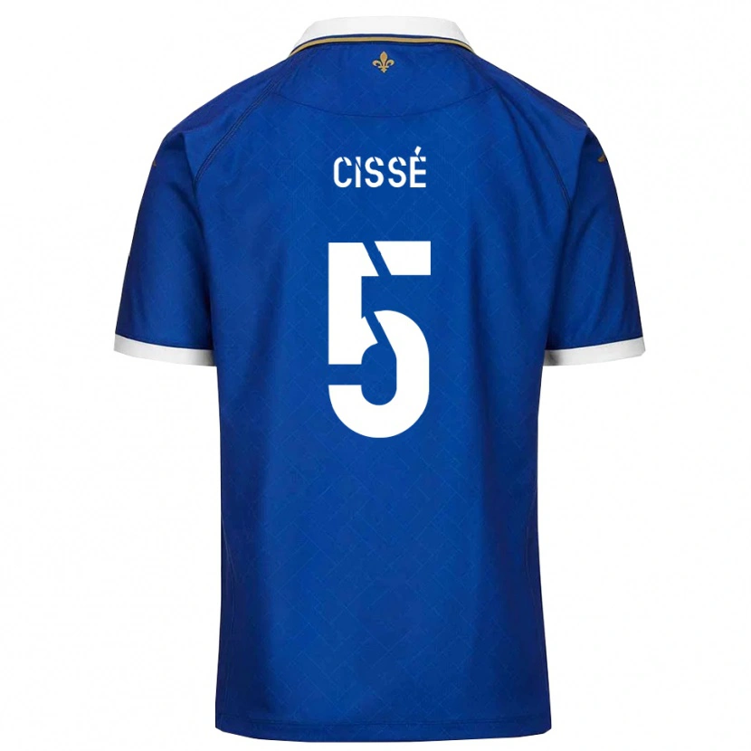 Danxen Heren Bilal Cissé #5 Blauw Goud Thuisshirt Thuistenue 2025/26 T-Shirt België
