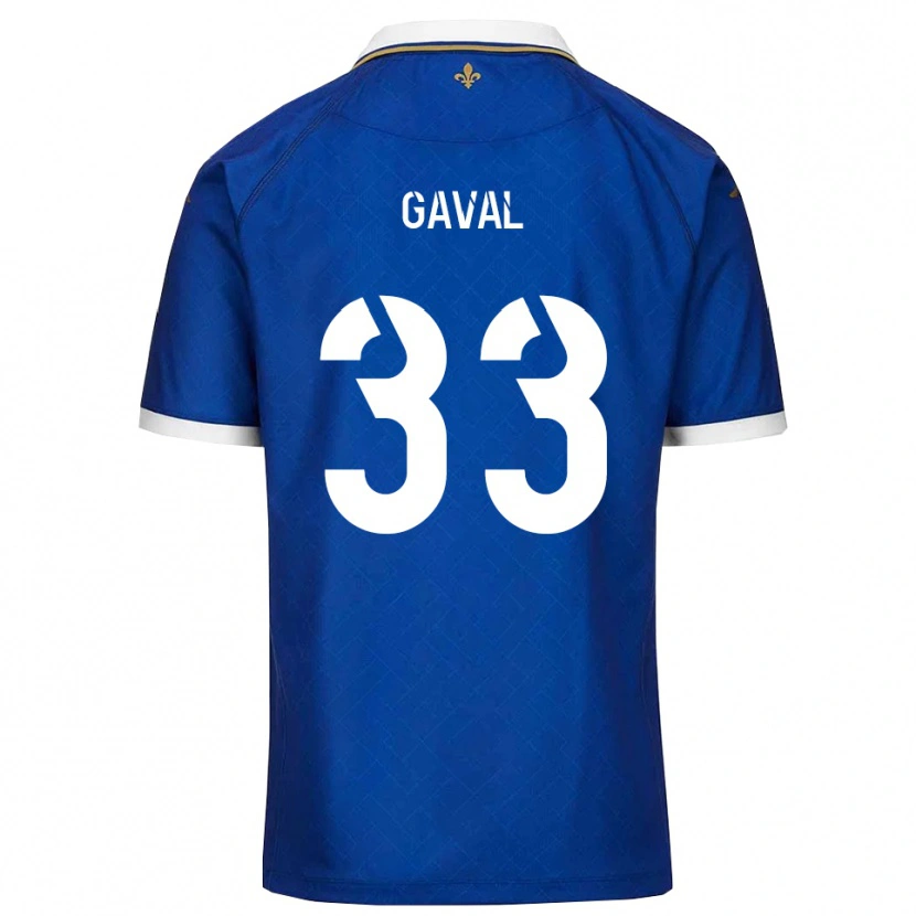 Danxen Heren Aimé Gaval #33 Blauw Goud Thuisshirt Thuistenue 2025/26 T-Shirt België