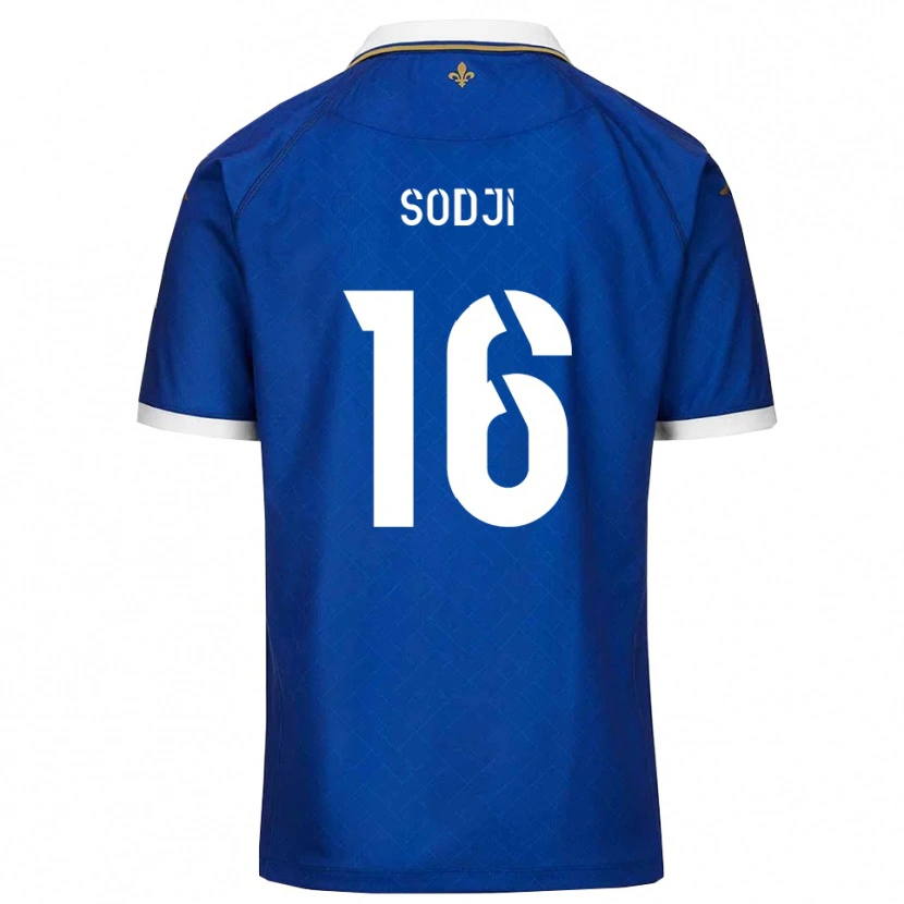 Danxen Heren Alexandre Sodji #16 Blauw Goud Thuisshirt Thuistenue 2025/26 T-Shirt België