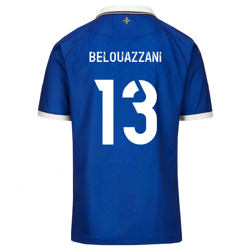 Danxen Heren Islam Belouazzani #13 Blauw Goud Thuisshirt Thuistenue 2025/26 T-Shirt België