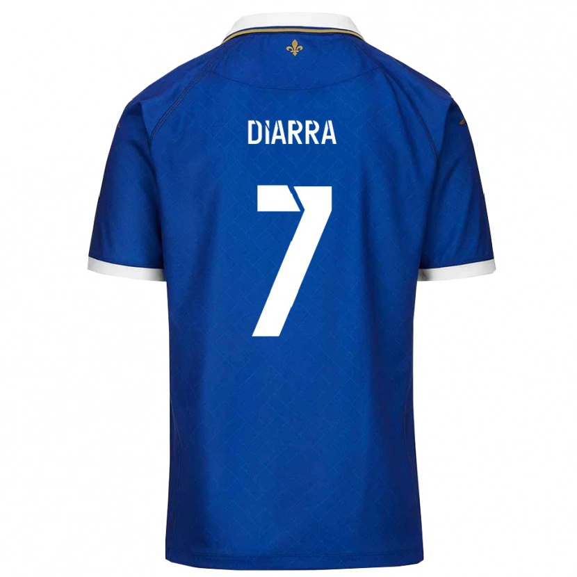 Danxen Heren Cheick Diarra #7 Blauw Goud Thuisshirt Thuistenue 2025/26 T-Shirt België