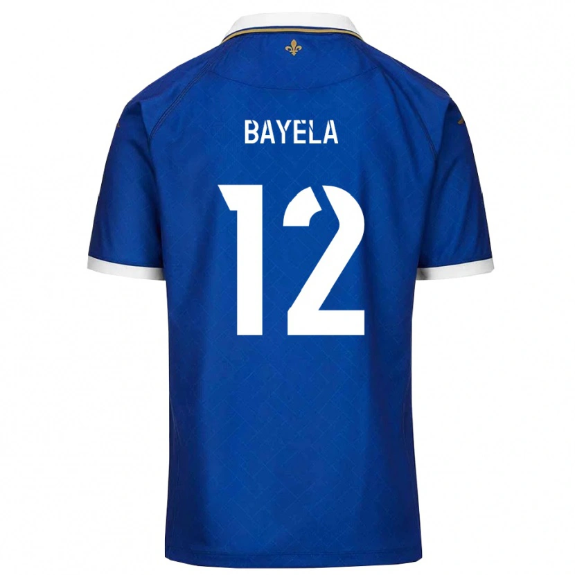 Danxen Heren Kaneyi Bayela #12 Blauw Goud Thuisshirt Thuistenue 2025/26 T-Shirt België