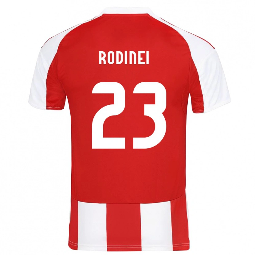 Danxen Heren Rodinei #23 Rood Wit Thuisshirt Thuistenue 2025/26 T-Shirt België