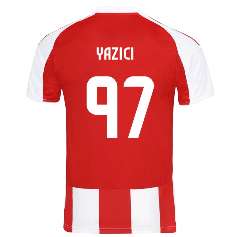 Danxen Heren Yusuf Yazıcı #97 Rood Wit Thuisshirt Thuistenue 2025/26 T-Shirt België