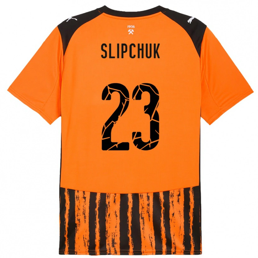 Danxen Heren Mykhaylo Slipchuk #23 Oranje Zwart Thuisshirt Thuistenue 2025/26 T-Shirt België