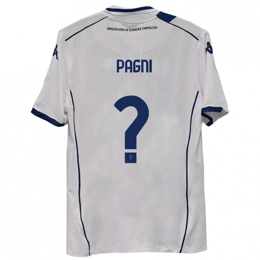 Danxen Heren Niccolò Pagni #0 Donkerblauw Uitshirt Uittenue 2025/26 T-Shirt België