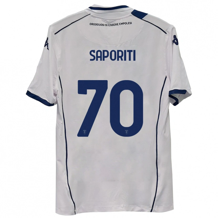 Danxen Heren Edoardo Saporiti #70 Donkerblauw Uitshirt Uittenue 2025/26 T-Shirt België