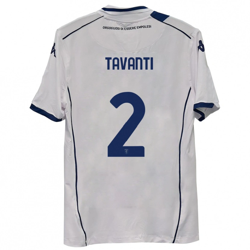 Danxen Heren Samuele Tavanti #2 Donkerblauw Uitshirt Uittenue 2025/26 T-Shirt België