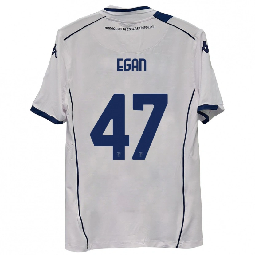 Danxen Heren Matteo Egan #47 Donkerblauw Uitshirt Uittenue 2025/26 T-Shirt België