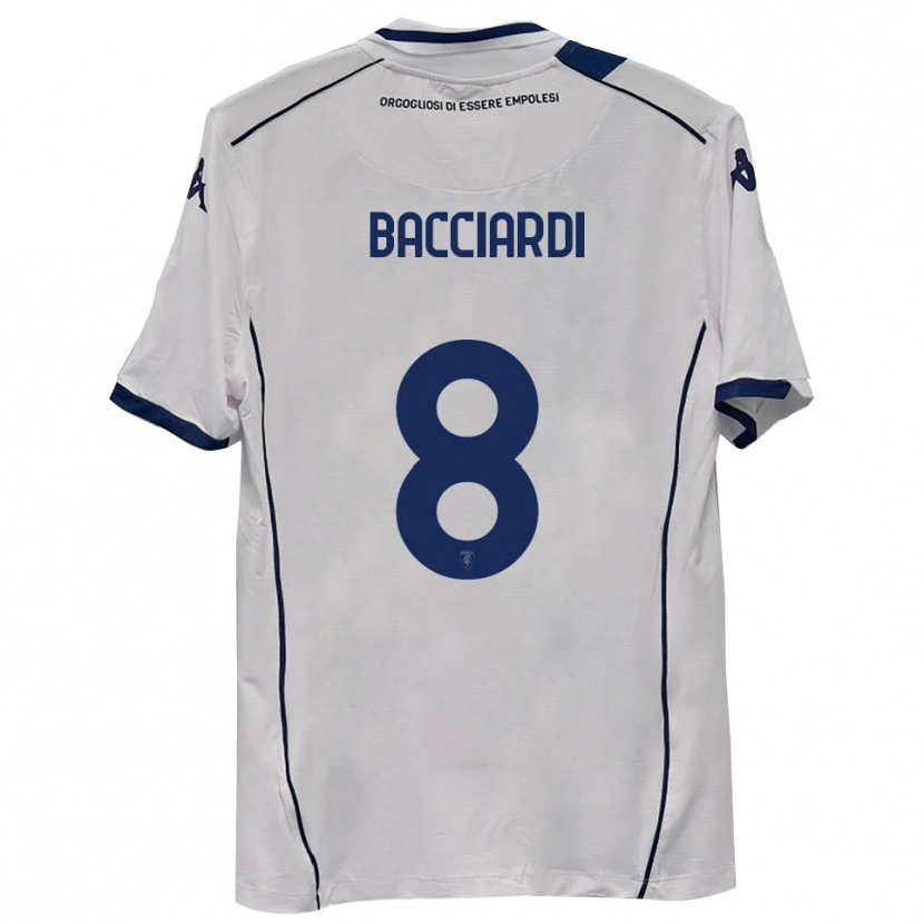 Danxen Heren Andrea Bacciardi #8 Donkerblauw Uitshirt Uittenue 2025/26 T-Shirt België