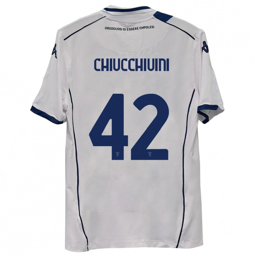 Danxen Heren Lorenzo Chiucchiuini #42 Donkerblauw Uitshirt Uittenue 2025/26 T-Shirt België