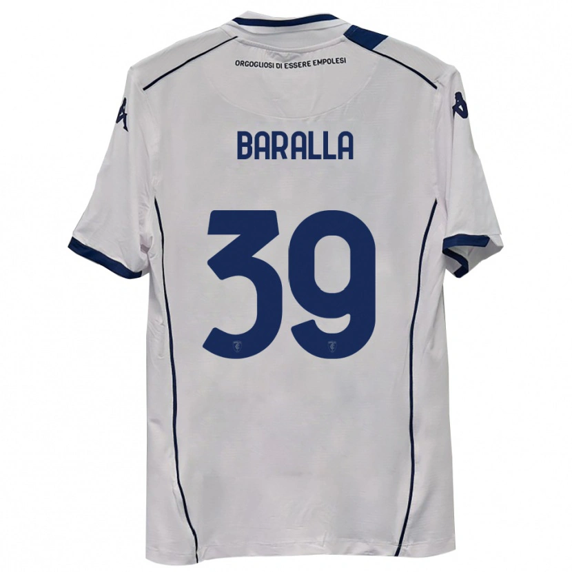 Danxen Heren Alessio Baralla #39 Donkerblauw Uitshirt Uittenue 2025/26 T-Shirt België