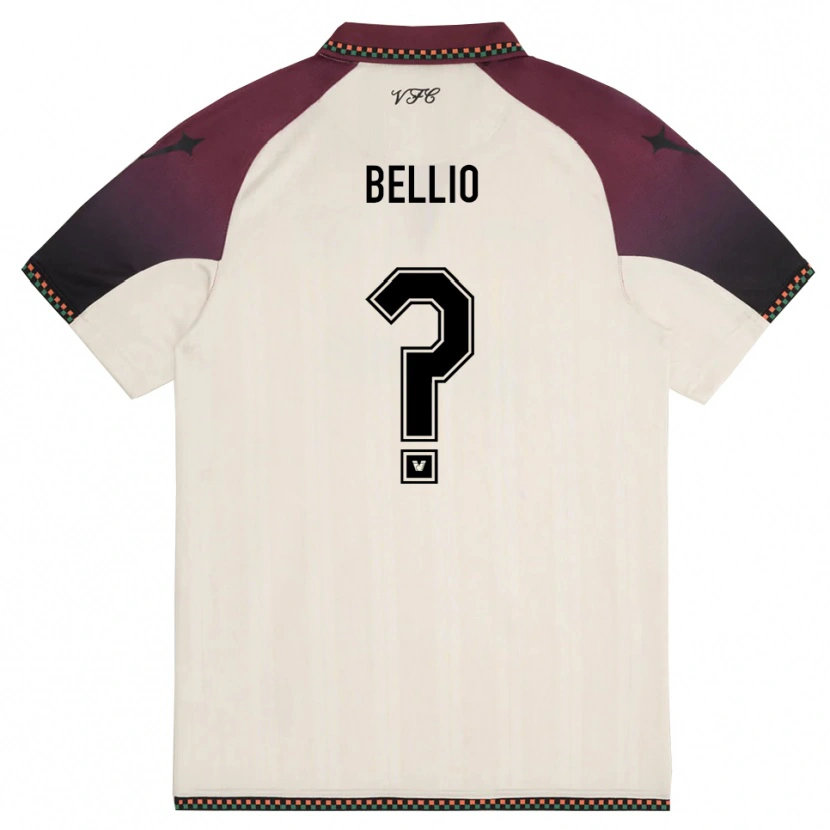 Danxen Heren Andrea Bellio #0 Crème Bourgondië Uitshirt Uittenue 2025/26 T-Shirt België