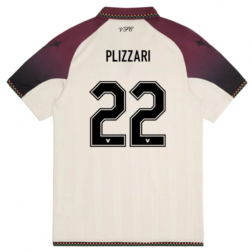 Danxen Heren Alessandro Plizzari #22 Crème Bourgondië Uitshirt Uittenue 2025/26 T-Shirt België
