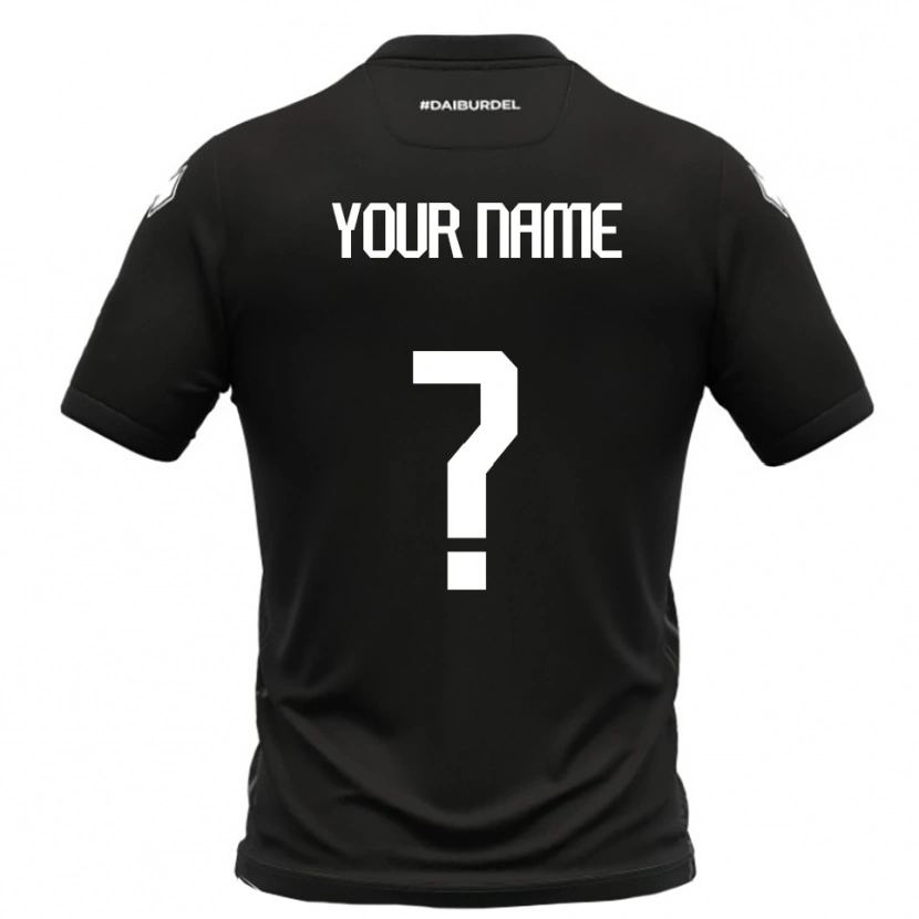 Danxen Heren Uw Naam #0 Zwart Wit Uitshirt Uittenue 2025/26 T-Shirt België