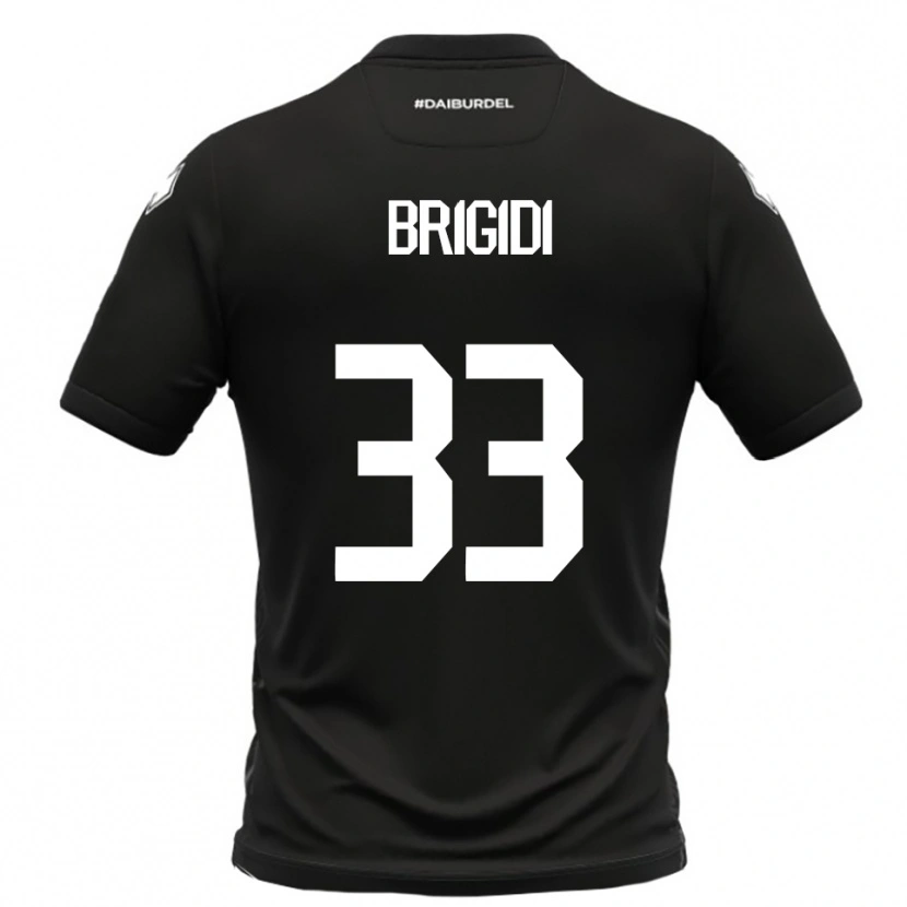 Danxen Heren Massimo Brigidi #33 Zwart Wit Uitshirt Uittenue 2025/26 T-Shirt België
