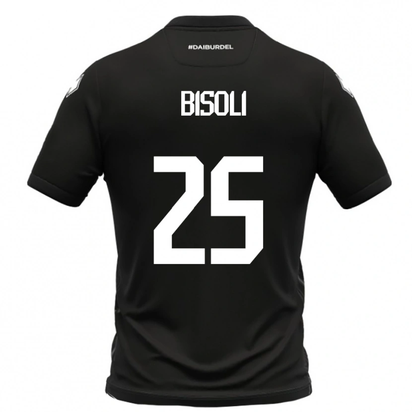 Danxen Heren Dimitri Bisoli #25 Zwart Wit Uitshirt Uittenue 2025/26 T-Shirt België